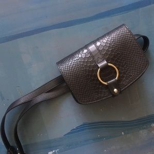 & other stories leather waist bag